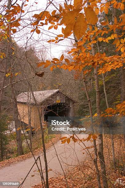 Photo libre de droit de Pont Couvert banque d'images et plus d'images libres de droit de Automne - Automne, Vermont, Arbre