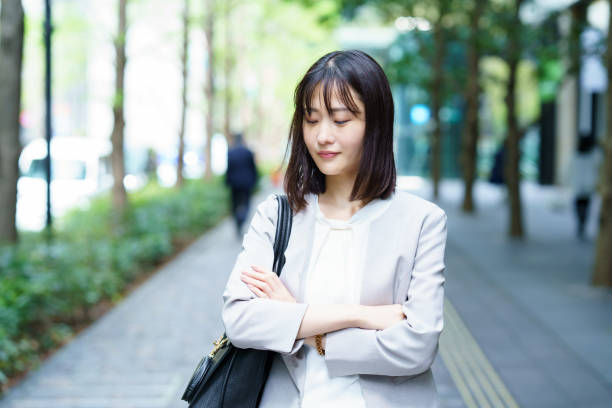 istock Woman with a tired look 1393918302