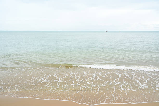 Seascape with low tide, clear sky.Palawan Island - Philippines.