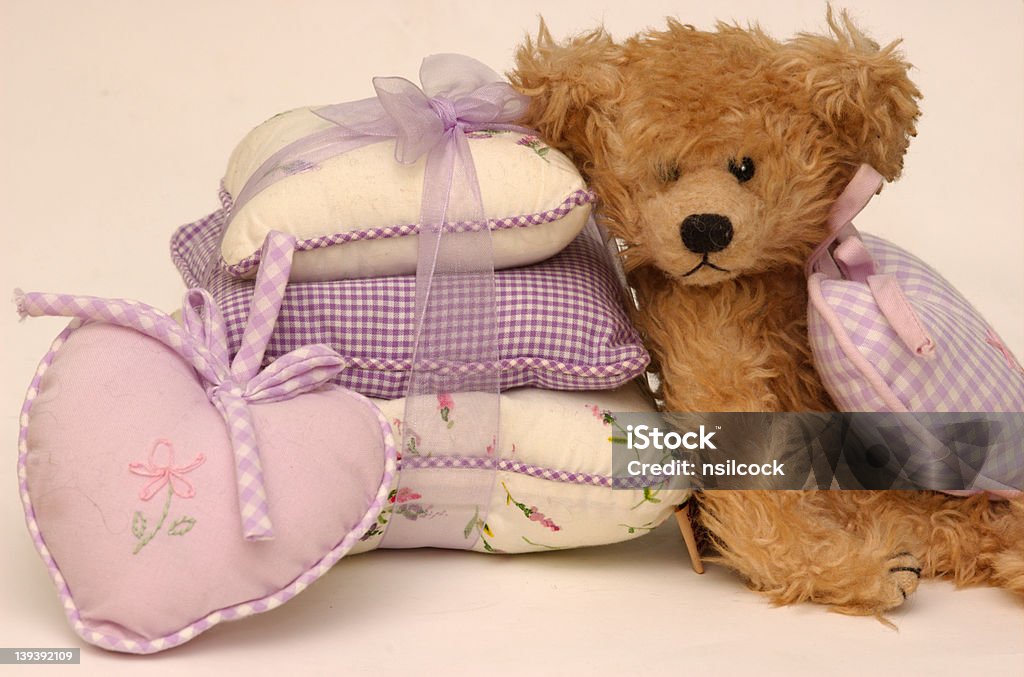 Niedźwiedź z Mały poduszki - Zbiór zdjęć royalty-free (Aranżować)
