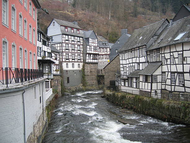 istock Half-timered houses in Monschau 139392330