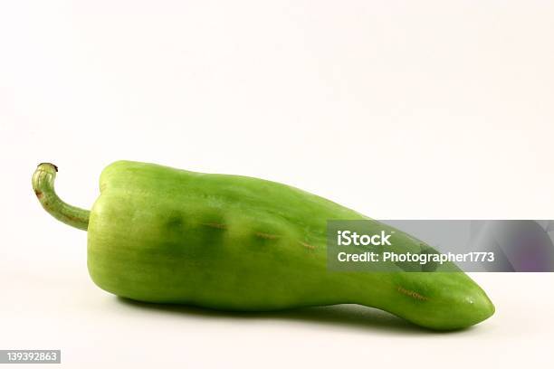 Cubanelle Pepper Stock Photo - Download Image Now - Close To, Cubanelle, Cut Out