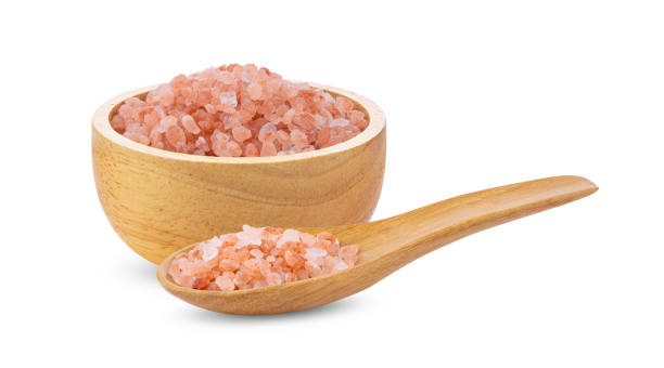 istock Himalayan salt raw crystals Isolated on white 1393931298