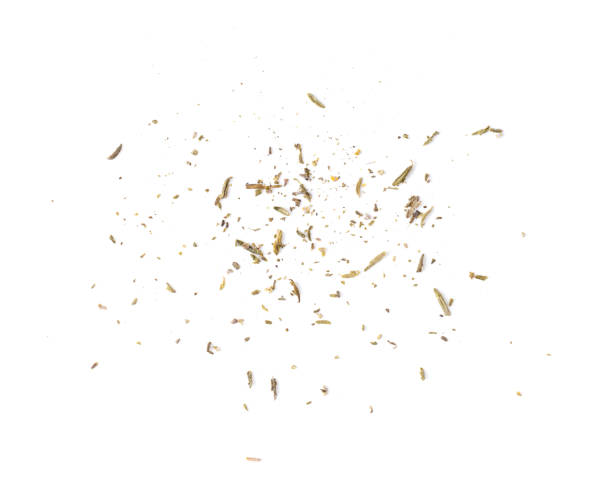 istock Heap of dried Thyme isolated on white background 1393931363