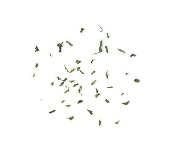 istock Dried parsley isolated on a white background 1393931584