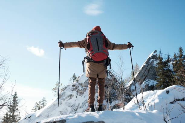 istock Happy Man on Mountain Top 1393931863