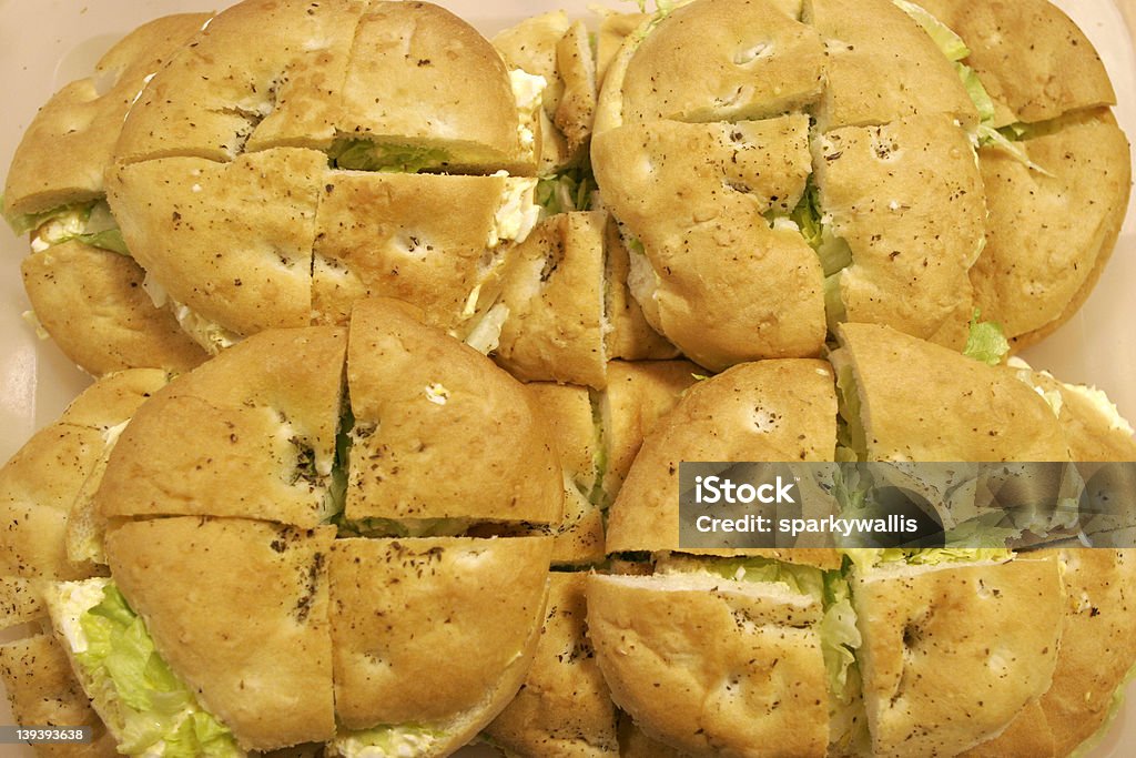 Focaccia Panini - Foto stock royalty-free di A quarti