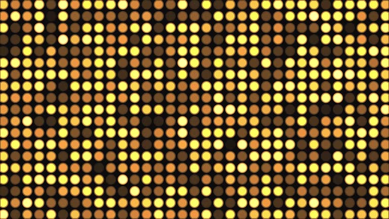 Disco light effect bright round sequins. Flashing light wall background. Spangle glitter.