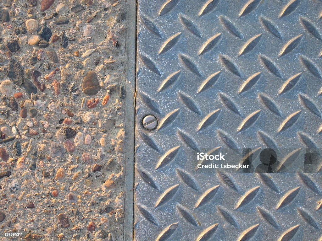 Beton und Stahl-Struktur - Lizenzfrei Ansicht aus erhöhter Perspektive Stock-Foto
