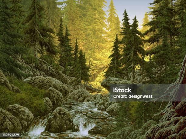 Cascade Mountain Stream Stockfoto und mehr Bilder von Wald - Wald, Landschaft, Horizontal