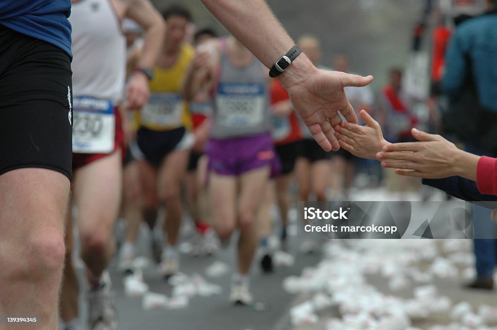 Gimme 5 Marathon Stock Photo