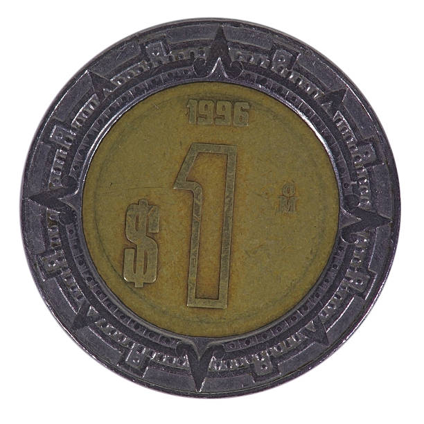 istock Back of One Peso Coin 139394447