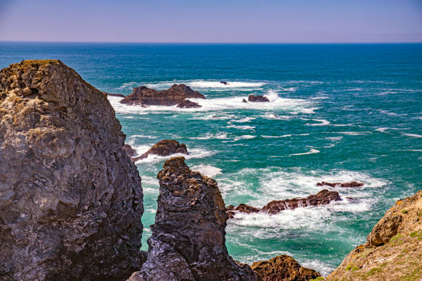 istock Belle-ile at sea port Coton and Kernel beach 1393945544
