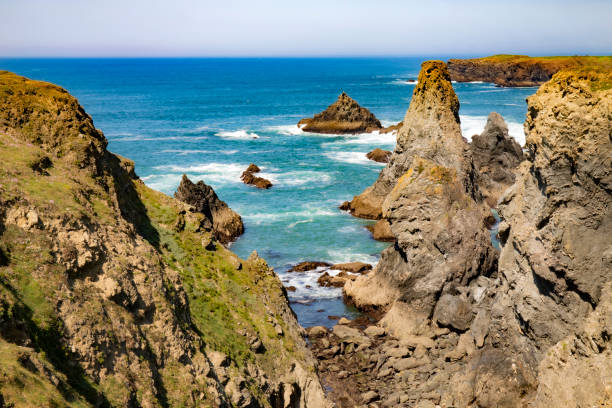 istock Belle-ile at sea port Coton and Kernel beach 1393945695