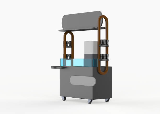 istock food Trolley Cart 1393949528