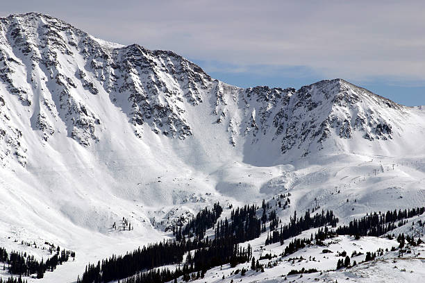 arapahoe basin - natural basin foto e immagini stock