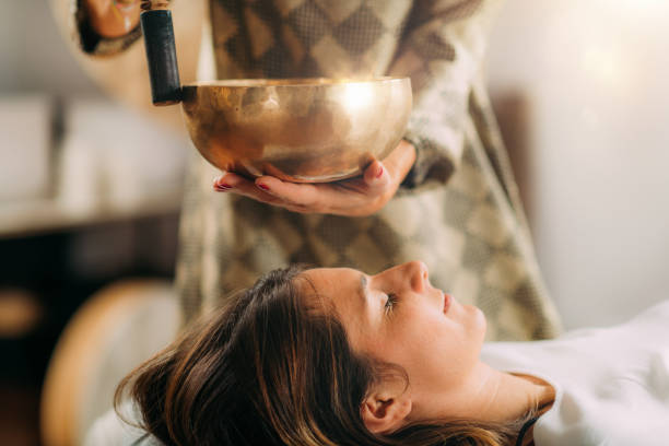 istock Tibetan Singing Bowl in Sound Therapy 1393951832