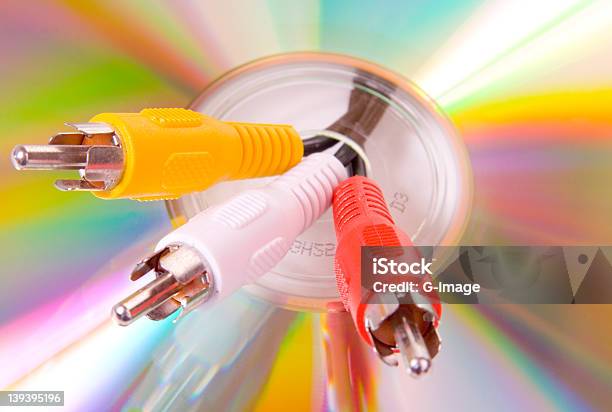 Wired For Sound Stock Photo - Download Image Now - Audio Equipment, Cable, Compact Disc