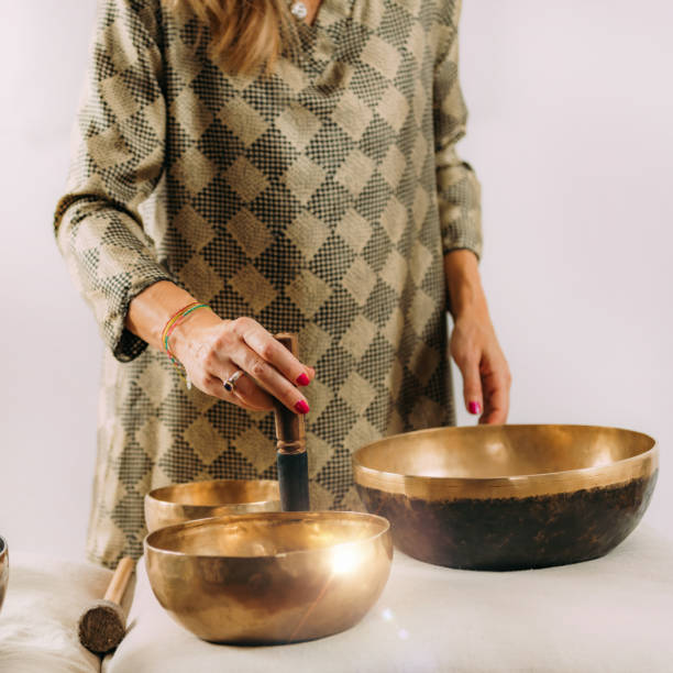 istock Tibetan Singing Bowl in Sound Therapy 1393952490