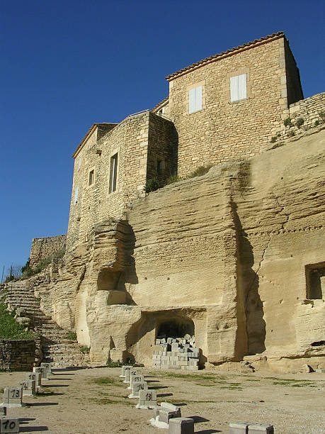 istock Houses above amphitheater, Gordes 139395415
