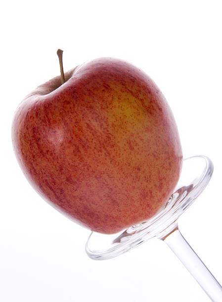 Apple mounted - isolated stock photo