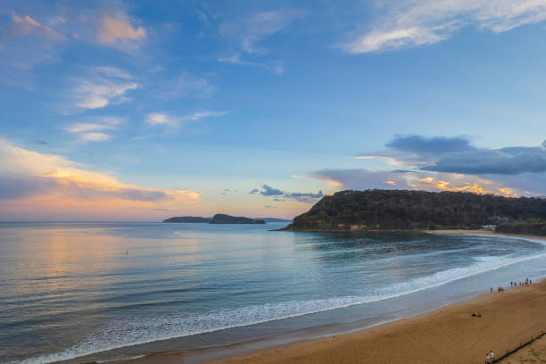 istock Aerial sunset seascape after the storm 1393962183