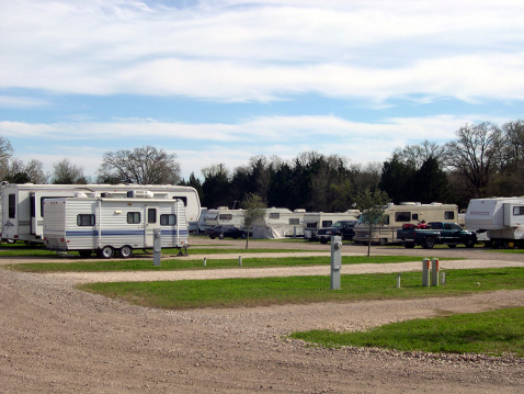 Available spots for RV's at RV Resort in Texas