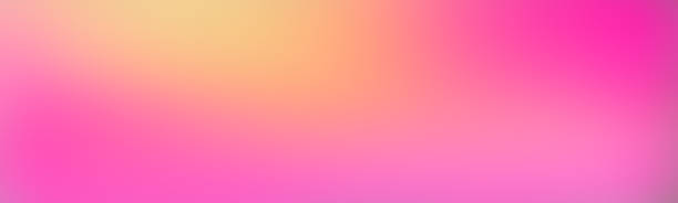 istock Wide raster abstract blurred background magenta purple. Blurry colorful abstraction bright tangerine. 1393966831