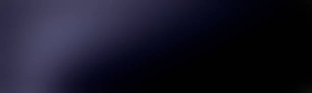 istock Wide trendy banner or cover template black. Blurred shine illustration grayish purplish blue. 1393967247