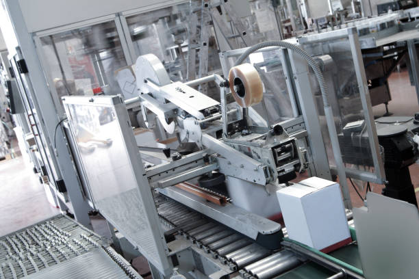 istock manufacturing industry - product packaging and packaging line 1393968899