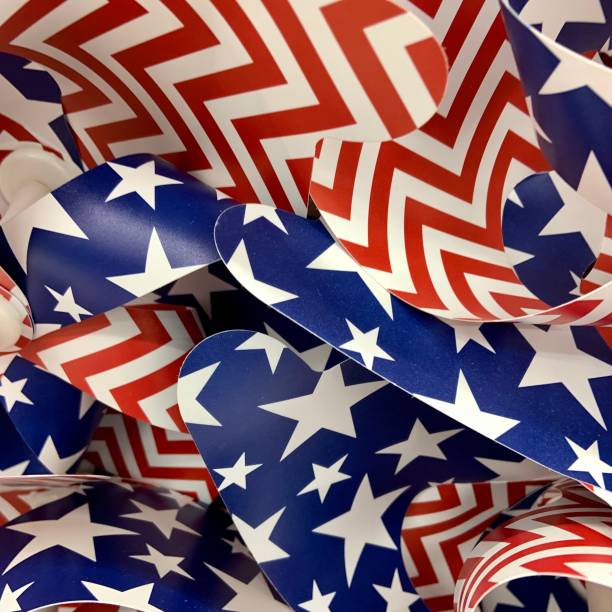 istock Patriotic Pinwheels Close Up 1393968909