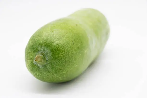 Photo of Wax gourd or Chalkumra isolate on white background