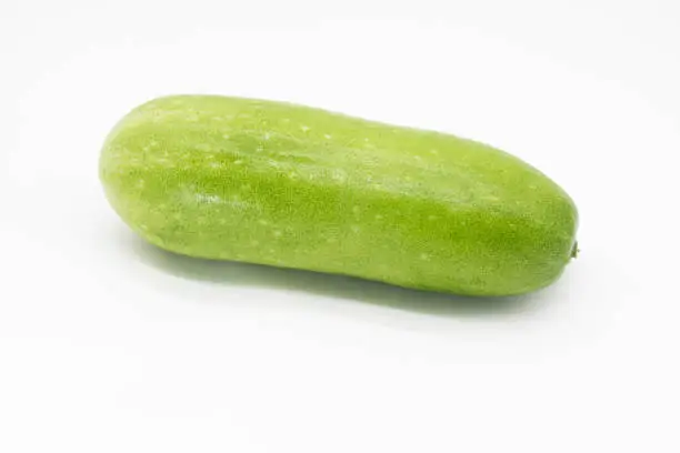 Photo of Mini wax gourd on white background