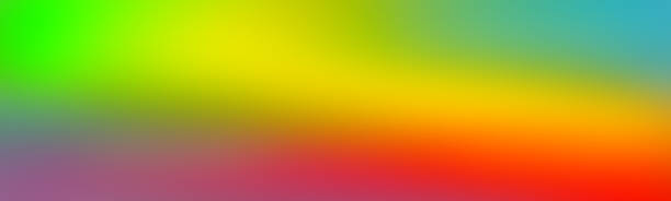 istock Wide illustration poster, graphic design or banner signal yellow. Gradient blurred banner yellow green. 1393970629