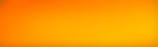 istock Wide easy to edit pure illustration bright yellow. Computer screen wallpaper signal orange. 1393970719