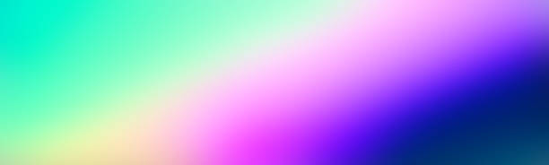 istock Wide gradient blur abstraction aquamarine light green. Great as a background for a poster, web page, advertising or other purple. 1393972678
