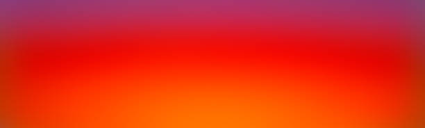 istock Wide colorful geometric sample gradient curves scarlet red. Contrast gradient dark orange. 1393976406