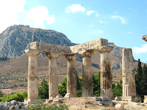 istock Ancient Greek temple in Corinth 139397870