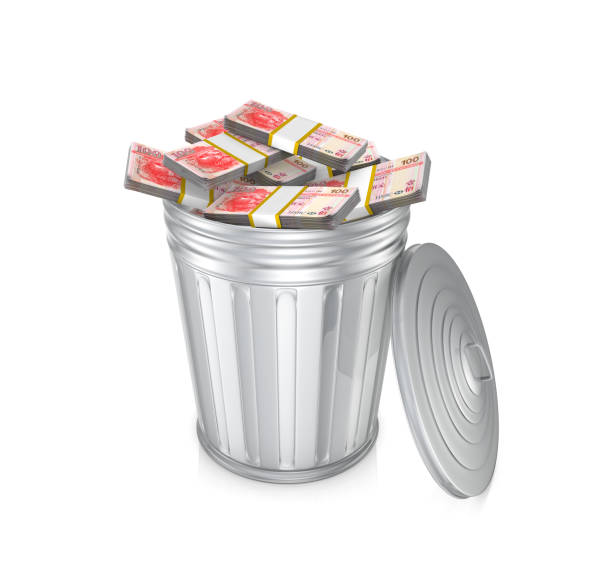 istock Hong Kong Dollars Money Garbage Trash 1393979982