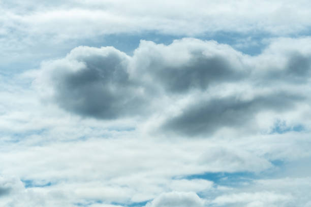 istock White and gray fluffy clouds on blue sky. Soft touch feeling like cotton. White puffy cloudscape. Beauty in nature. Close-up white clouds texture background. Cloudy sky. Background for tranquility. 1393982460