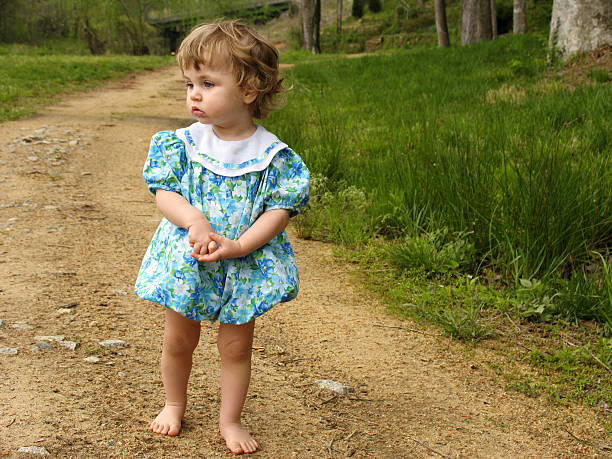 istock Little girl on a dirt road 139398618