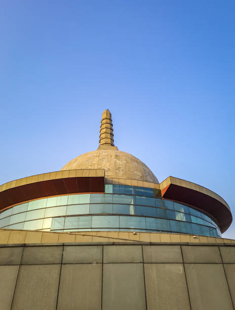 istock buddha stupa with bright blue sky at morning from different angle 1393991149