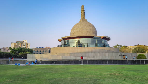 istock buddha stupa with bright blue sky at morning from different angle 1393991307
