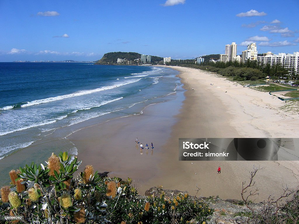 Gold Coast Austrália - Foto de stock de Praia royalty-free