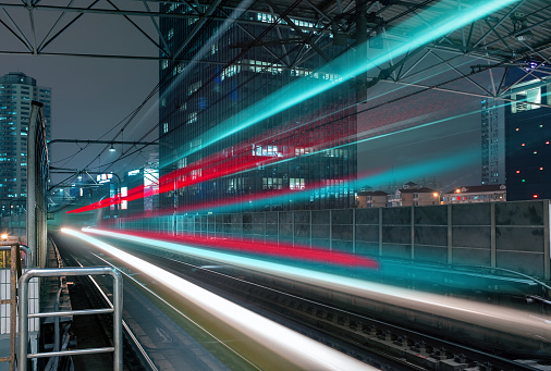 High speed subway in Shanghai