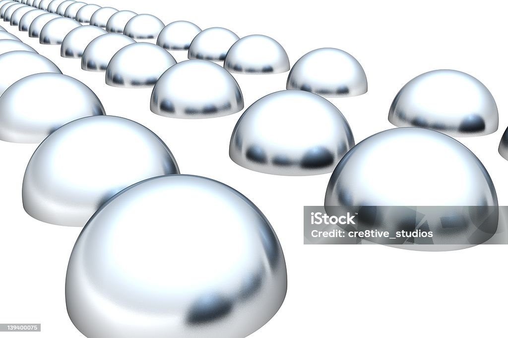 Palline metallica - Foto stock royalty-free di Argentato