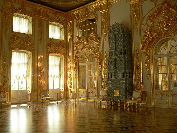 Katherine's Palace hall Katherine's Palace hall in Tsarskoe Selo (Pushkin), Russia. ballroom stock pictures, royalty-free photos & images