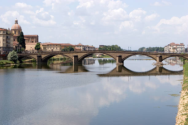 Bridge in Florence Italy stock photo