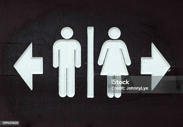 Знак Туалета — стоковые фотографии и другие картинки Ванная или туалет - Ванная или туалет, Взрослый, Горизонтальный
