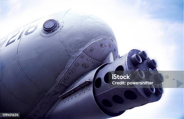 A10 Gattling Gun Stock Photo - Download Image Now - Air Vehicle, Ammunition, Cannon - Artillery